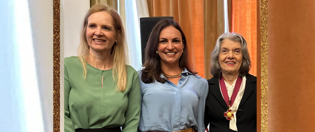 Procuradora-Geral prestigia palestra da Ministra do STF Cármen Lúcia sobre o princípio da solidariedade