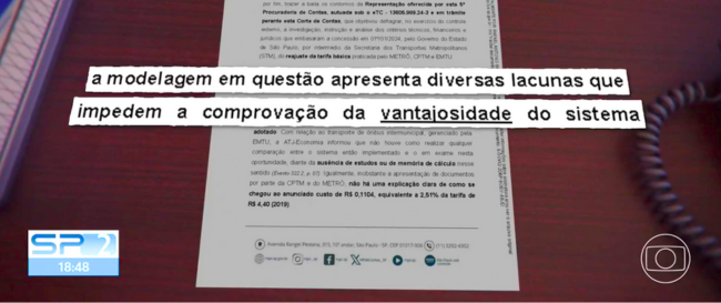 MPC defende procedência da representação feita pelo TCESP para esclarecimentos sobre bilhetagem do sistema estadual de transportes 