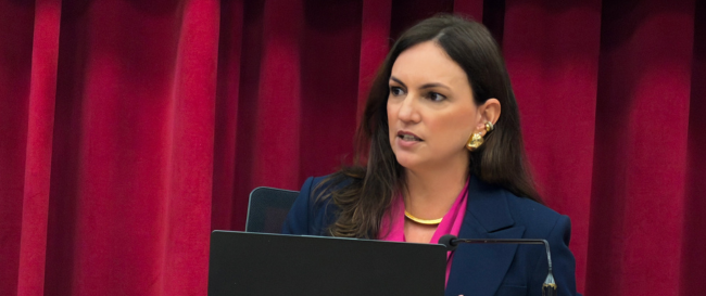 Procuradora-Geral de Contas fala sobre ‘Inovação no Setor Público' aos novos auditores de controle externo do TCESP